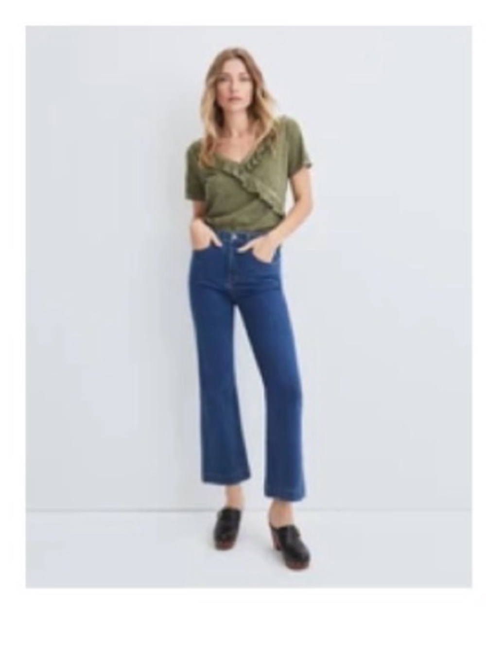 Veronica Beard High-Rise Jeans - Ankle Hem